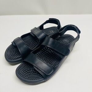 Kenkoh Balance Black Massage Sandals size 10